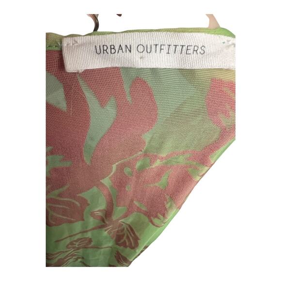 Urban Outfitters Kimono Wrap Cover Up Sheer Cardigan Festival Top Boho Burnout - Picture 9 of 10